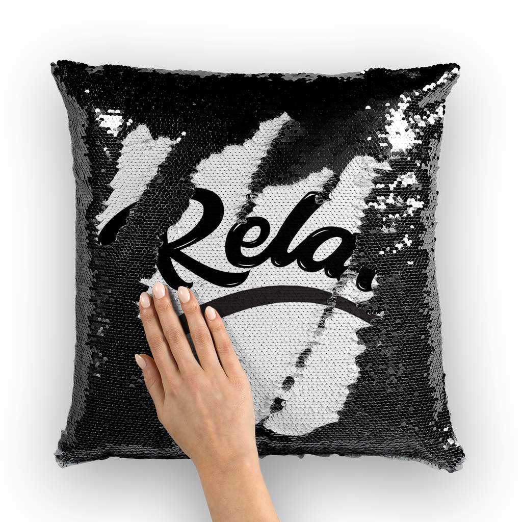 Relax Sequin Cushion Cover-alloverprint.it-Home & Living